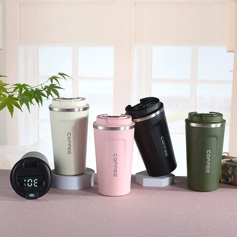 Tasse Isotherme 380ml avec Affichage de Température